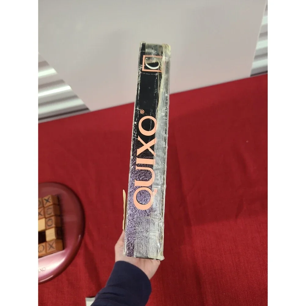 Vintage Quixo Wooden Board Game COMPLETE Gigamic 1995 Strategy Brown